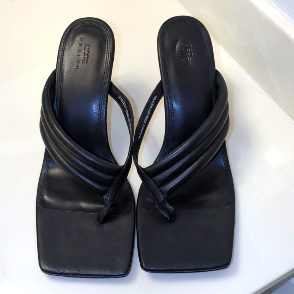 Square Toe High Heel Sandal